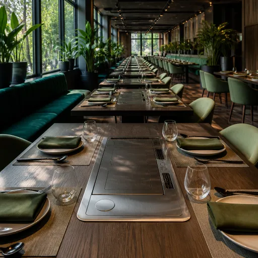 Comment choisir une table de restaurant adaptée à votre concept et à vos appareils de cuisson de table