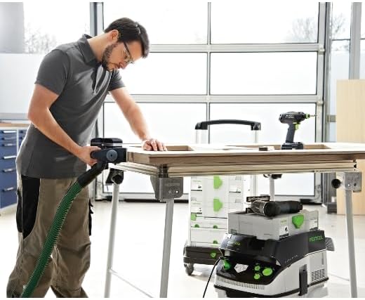 Rabot Electrique EHL 65 EQ-Plus avec Systainer - Rabot professionnel 650 W, réglage de profondeur précis, aspiration intégrée, livré avec Systainer³