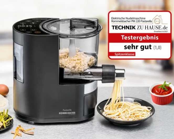 Rommelsbacher PM 220 Pastarella Machine à pâtes Plastique Noir Unique