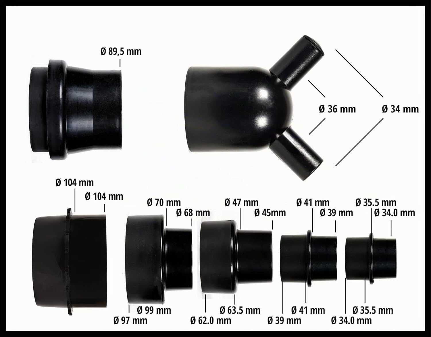 Centrale d’Aspiration Te-VE 550/1 A Te-VE 550/2 A - 550 W - moteur à induction silencieux - prise asservie avec démarrage - flexible d’aspiration inclus [Moderne/élégant]
